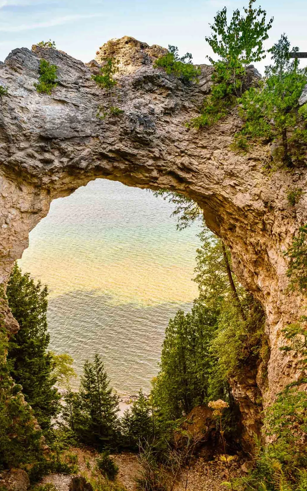 Arch Rock on Lake Superior