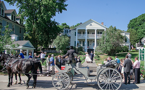 View of a carriage near to the property